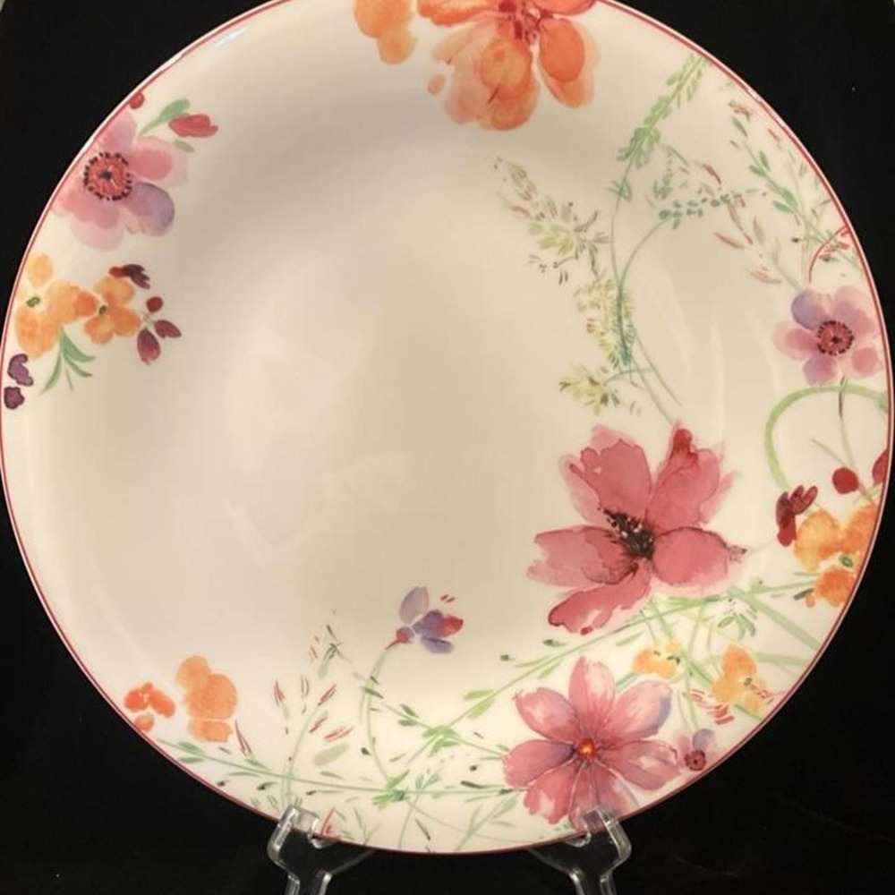 Villeroy & Boch Mariefleur Dinner Plate Floral Pink Orange Purple Porcelain